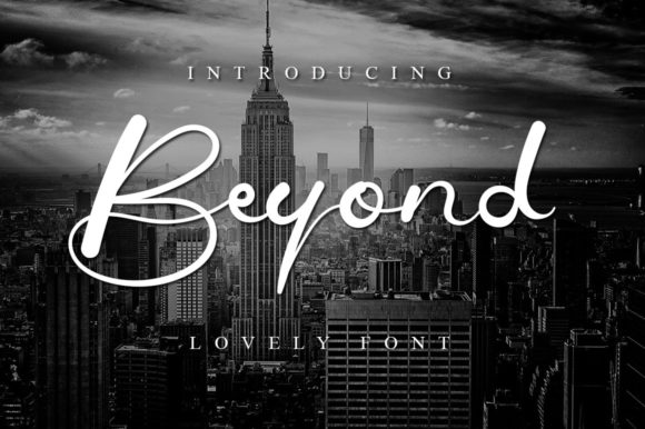 Beyond: A Handwritten Font for Fresh, Elegant Designs