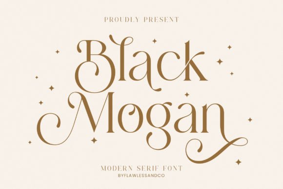 Black Mogan: A Modern Serif That Balances Boldness and Elegance