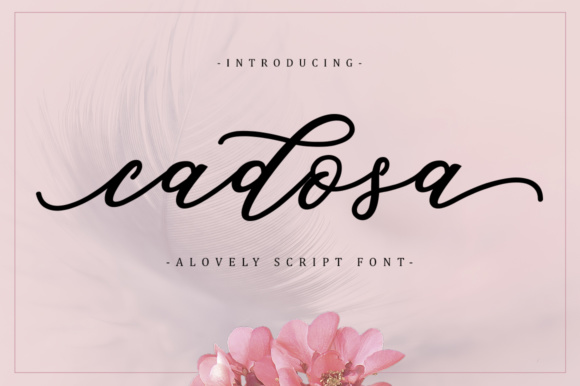 Cadosa Font: Bridging Modern Calligraphy with Digital Design