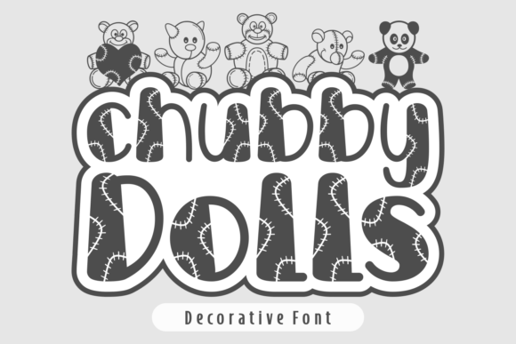 Chubby Dolls: A Playful Typeface for Whimsical Branding