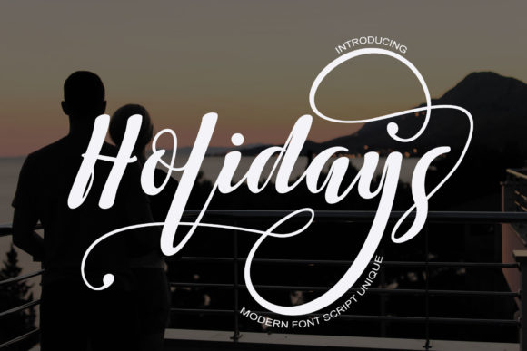 Holidays Script Font: Your Key to Creative & Handcrafted Designs