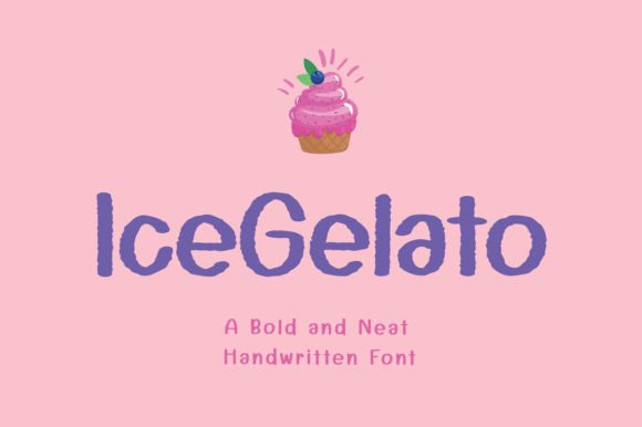 IceGelato Font: The Sweet, Handwritten Style Your Designs Need