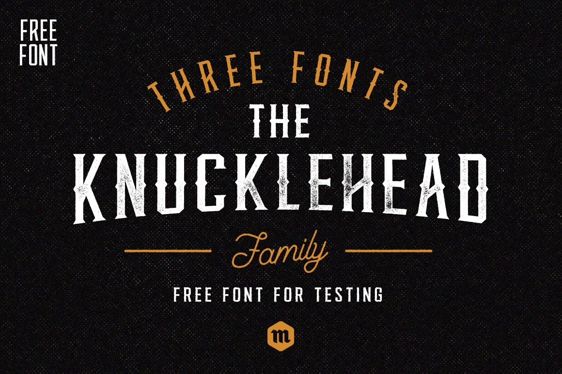 Knucklehead: A Bold Free Font for Creative Projects