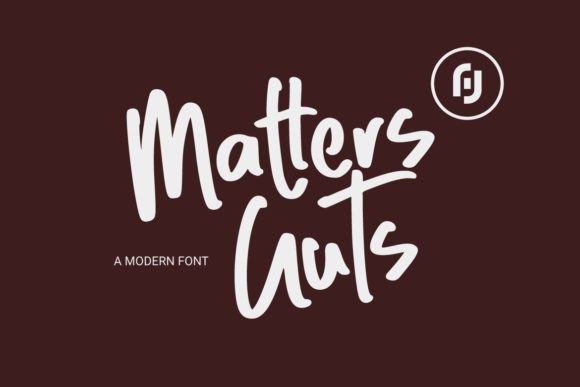 Matters Guts Font: Bold, Edgy Typography for Modern Brands
