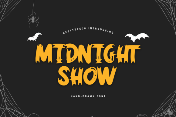 Midnight Show: A Handwritten Font for Bold, Standout Designs