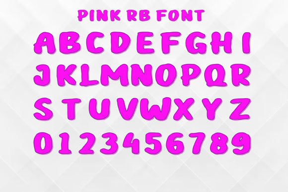 Pink Rb Font: A Vibrant Touch for Creative Projects