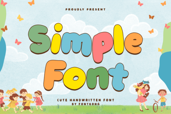 Simple Font Font: A Friendly Typeface for Kid-Focused Designs