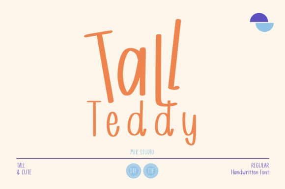 Tall Teddy Font: A Handcrafted Blend of Warmth and Clarity