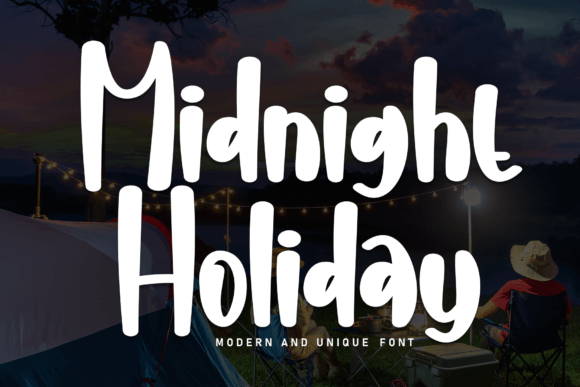 The Sweet Charm of Midnight Holiday: A Font for Creative Projects