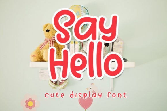 The Sweet Elegance of Say Hello: A Font for Joyful Branding