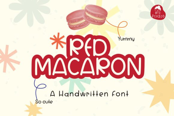 The Sweet, Handwritten Charm of Red Macaron Font